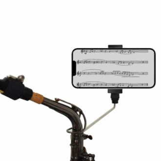 Saxophone Lyre Phone Holder