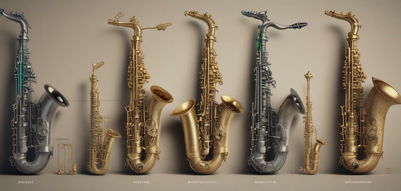 Saxophones comparison